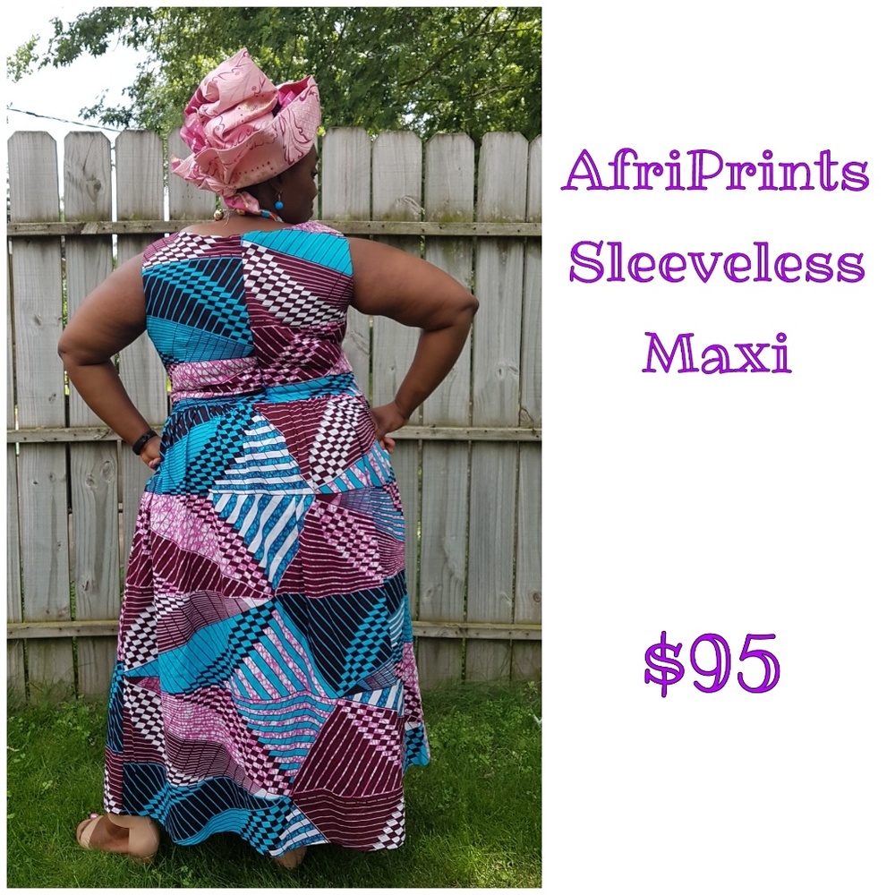 AfriPrints Sleeves Maxi